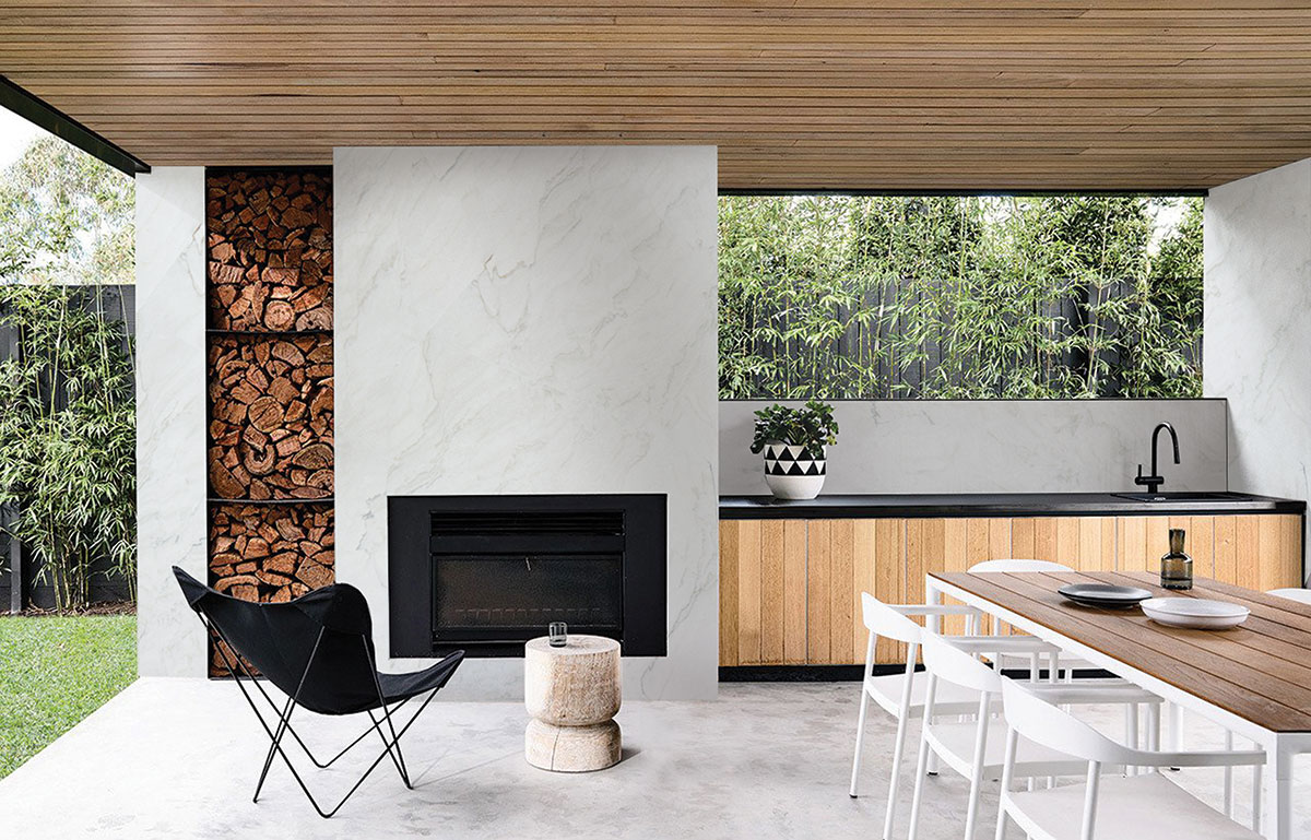 Calacatta Montreal Quartzite countertop installed — view 6