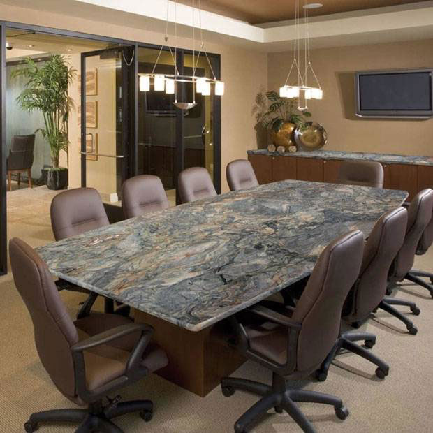 Fusion Quartzite countertop installed — view 5