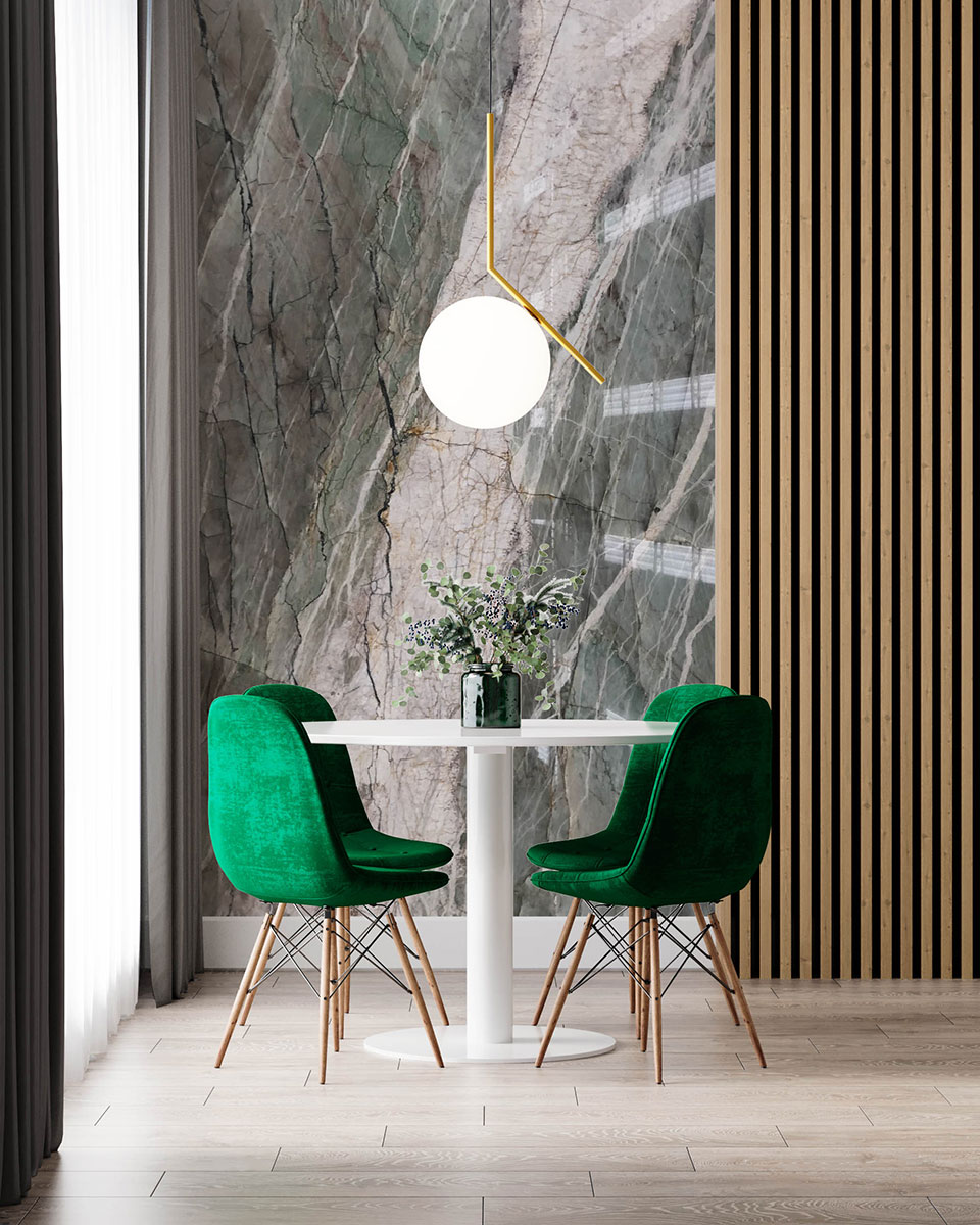 Patagonia Green Quartzite countertop installed — view 5